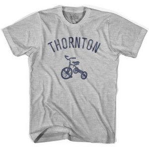 Thornton City Tricycle Womens Cotton T-shirt - Grey Heather Thornton City Tricycle Womens Cotton T-shirt - Grey Heather