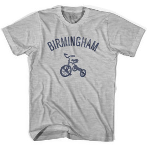 Birmingham Tricycle Womens Cotton T-shirt - Grey Heather Birmingham Tricycle Womens Cotton T-shirt - Grey Heather