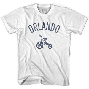 Orlando City Tricycle Womens Cotton T-shirt - White Orlando City Tricycle Womens Cotton T-shirt - White