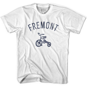 Fremont City Tricycle Womens Cotton T-shirt - White Fremont City Tricycle Womens Cotton T-shirt - White