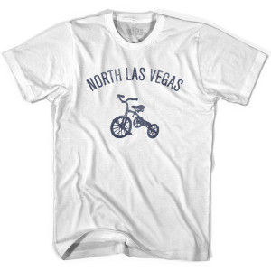 North Las Vegas City Tricycle Womens Cotton T-shirt - White North Las Vegas City Tricycle Womens Cotton T-shirt - White