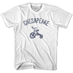 Chesapeake Tricycle Womens Cotton T-shirt - White