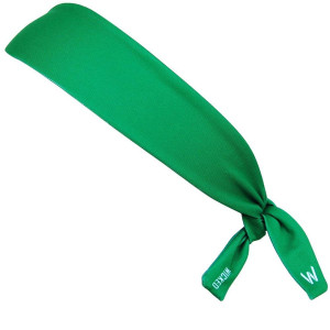 Kelly Elastic Elastic Tie 2.25 Inch Headband Made In USA - Kelly