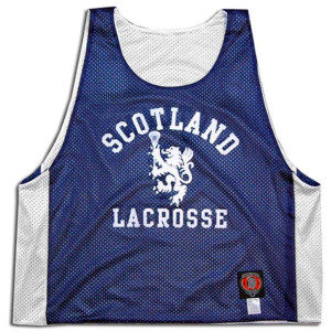 Scotland Lacrosse Pinnie Made In USA - Navy & White Scotland Lacrosse Pinnie Made In USA - Navy & White