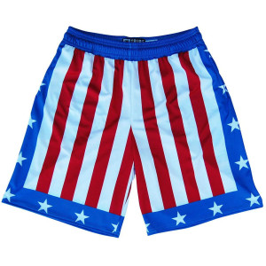 The Champ Lacrosse Shorts Made in USA - Red