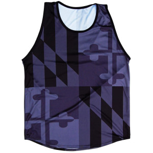 Maryland Black Out Sport Tank Made In USA - Black