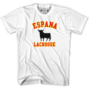 Espana Bull Lacrosse T-shirt - White