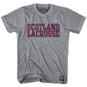 Scotland Lacrosse Nation T-shirt - Athletic Grey Scotland Lacrosse Nation T-shirt - Athletic Grey