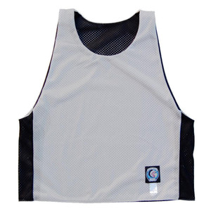 Black and White Reversible Lacrosse Pinnie Made In USA - Black/White Black and White Reversible Lacrosse Pinnie Made In USA - Black/White