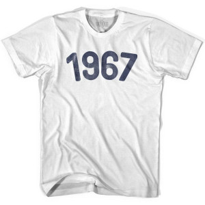 1967 Year Celebration Youth Cotton T-shirt - White 1967 Year Celebration Youth Cotton T-shirt - White