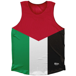Palestine Athletic Tank Top - Red Green
