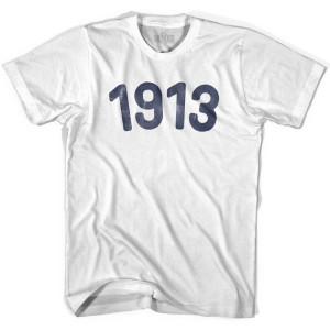 1913 Year Celebration Youth Cotton T-shirt - White 1913 Year Celebration Youth Cotton T-shirt - White
