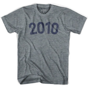 2010 Year Celebration Youth Tri-Blend T-shirt - Athletic Grey