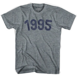 1995 Year Celebration Womens Tri-Blend T-shirt - Athletic Grey