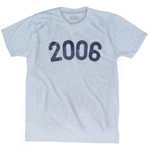 2006 Year Celebration Adult Tri-Blend T-shirt - Athletic White 2006 Year Celebration Adult Tri-Blend T-shirt - Athletic White