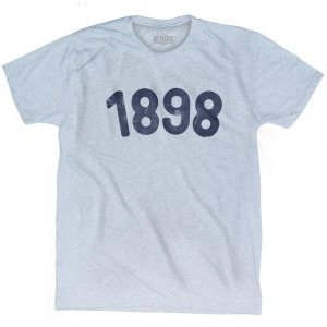 1898 Year Celebration Adult Tri-Blend T-shirt - Athletic White 1898 Year Celebration Adult Tri-Blend T-shirt - Athletic White