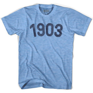 1903 Year Celebration Adult Tri-Blend T-shirt - Athletic Blue