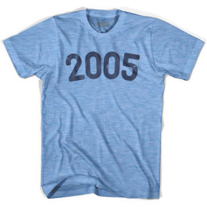 2005 Year Celebration Adult Tri-Blend T-shirt - Athletic Blue 2005 Year Celebration Adult Tri-Blend T-shirt - Athletic Blue