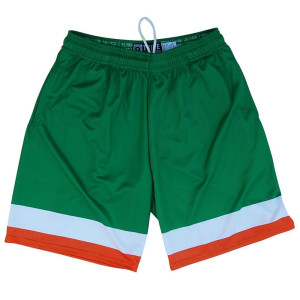Ireland Flag Shorts Lacrosse Shorts Made in USA - Kelly