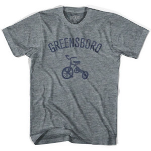 Greensboro City Tricycle Womens Tri-Blend T-shirt - Athletic Grey