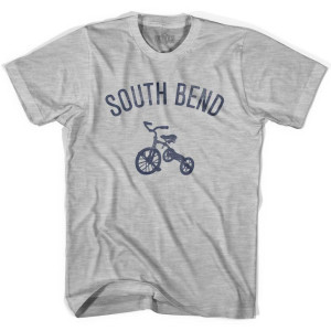 South Bend City Tricycle Adult Cotton T-shirt - Grey Heather South Bend City Tricycle Adult Cotton T-shirt - Grey Heather