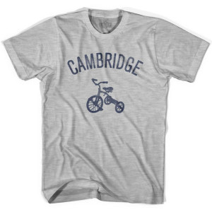 Cambridge Tricycle Adult Cotton T-shirt - Grey Heather Cambridge Tricycle Adult Cotton T-shirt - Grey Heather