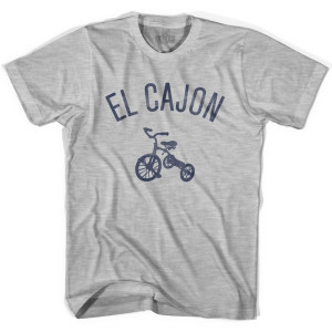 El Cajon City Tricycle Adult Cotton T-shirt - Grey Heather El Cajon City Tricycle Adult Cotton T-shirt - Grey Heather