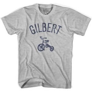 Gilbert City Tricycle Adult Cotton T-shirt - Grey Heather