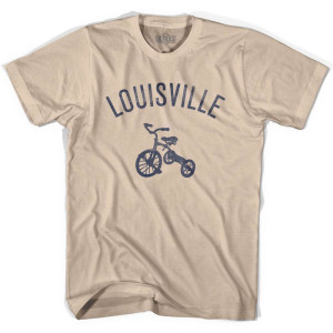 Louisville City Tricycle Adult Cotton T-shirt - Creme Louisville City Tricycle Adult Cotton T-shirt - Creme