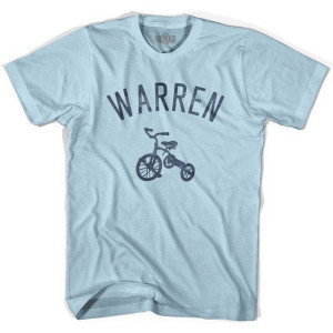 Warren City Tricycle Adult Cotton T-shirt - Light Blue