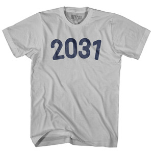 2031 Year Celebration Adult Cotton T-shirt - Cool Grey