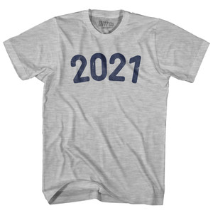 2021 Year Celebration Adult Cotton T-shirt - Grey Heather