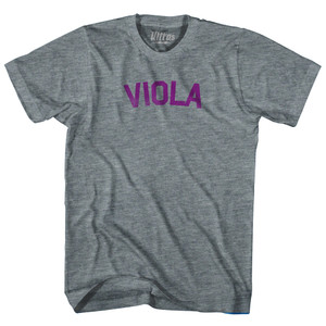 Viola Youth Tri-Blend T-shirt - Athletic Grey