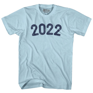 2022 Year Celebration Adult Cotton T-shirt - Light Blue