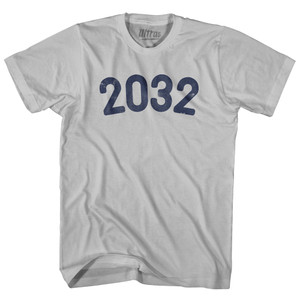 2032 Year Celebration Adult Cotton T-shirt - Cool Grey
