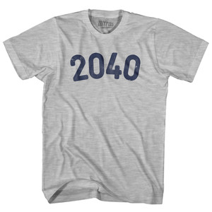 2040 Year Celebration Womens Cotton Junior Cut T-Shirt - Grey Heather 2040 Year Celebration Womens Cotton Junior Cut T-Shirt - Grey Heather