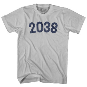 2038 Year Celebration Adult Cotton T-shirt - Cool Grey
