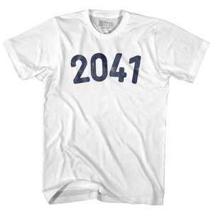 2041 Year Celebration Adult Cotton T-shirt - White