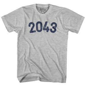 2043 Year Celebration Adult Cotton T-shirt - Grey Heather
