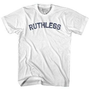 Ruthless Adult Cotton T-shirt - White