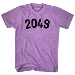 2049 Year Celebration Adult Tri-Blend T-shirt - Athletic Purple