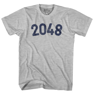 2048 Year Celebration Womens Cotton Junior Cut T-Shirt - Grey Heather 2048 Year Celebration Womens Cotton Junior Cut T-Shirt - Grey Heather