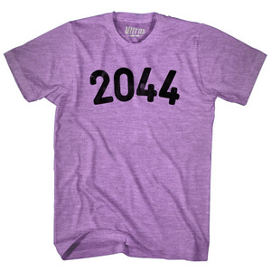 2044 Year Celebration Adult Tri-Blend T-shirt - Athletic Purple