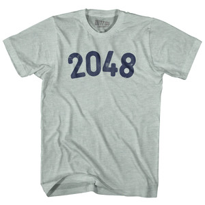 2048 Year Celebration Adult Tri-Blend T-shirt - Athletic Cool Grey 2048 Year Celebration Adult Tri-Blend T-shirt - Athletic Cool Grey