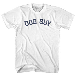 Dog Guy Womens Cotton Junior Cut T-Shirt - White