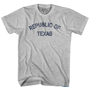 Republic Of Texas Youth Cotton T-shirt - Grey Heather Republic Of Texas Youth Cotton T-shirt - Grey Heather