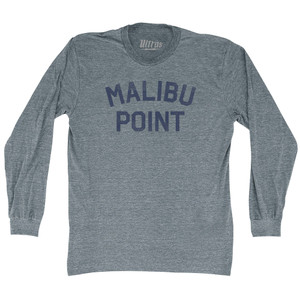 Malibu Point Adult Tri-Blend Long Sleeve T-shirt - Athletic Grey