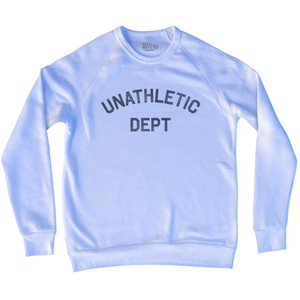 Unathletic Dept Adult Tri-Blend Sweatshirt - White