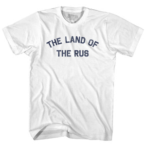 The Land Of The Rus Womens Cotton Junior Cut T-Shirt - White