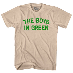 The Boys In Green Adult Cotton T-shirt - Creme